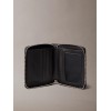 LV04D1112G UB1 EMBOSSED WOVEN ZIP BILLFOLD