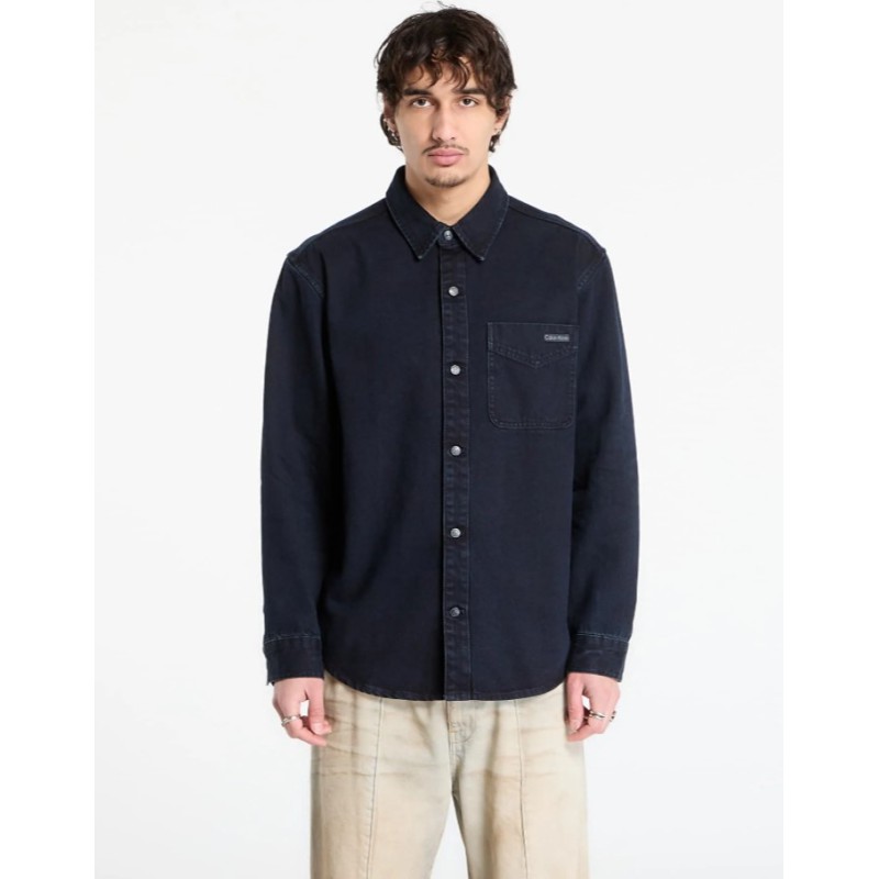LV04RE714G EF7 BLUE BLACK STONE 90S OVERSHIRT