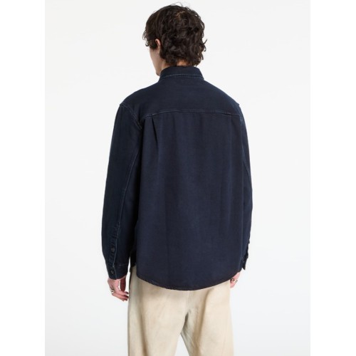 LV04RE714G EF7 BLUE BLACK STONE 90S OVERSHIRT