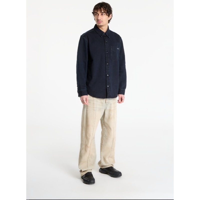 LV04RE714G EF7 BLUE BLACK STONE 90S OVERSHIRT