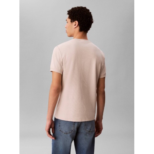 LV04RF206G 2JX SS SLIM MICRO WAFFLE CREWNK TEE