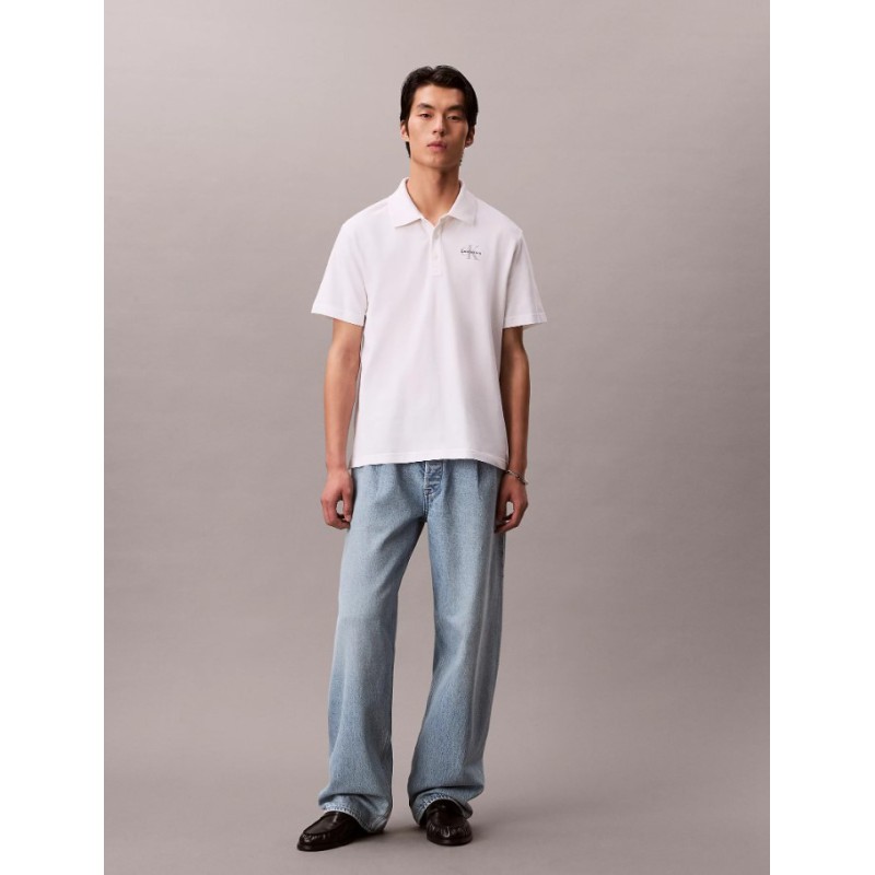 LV04RF209G YAF SS EASY MONOLOGO CASUAL PIQUE POLO