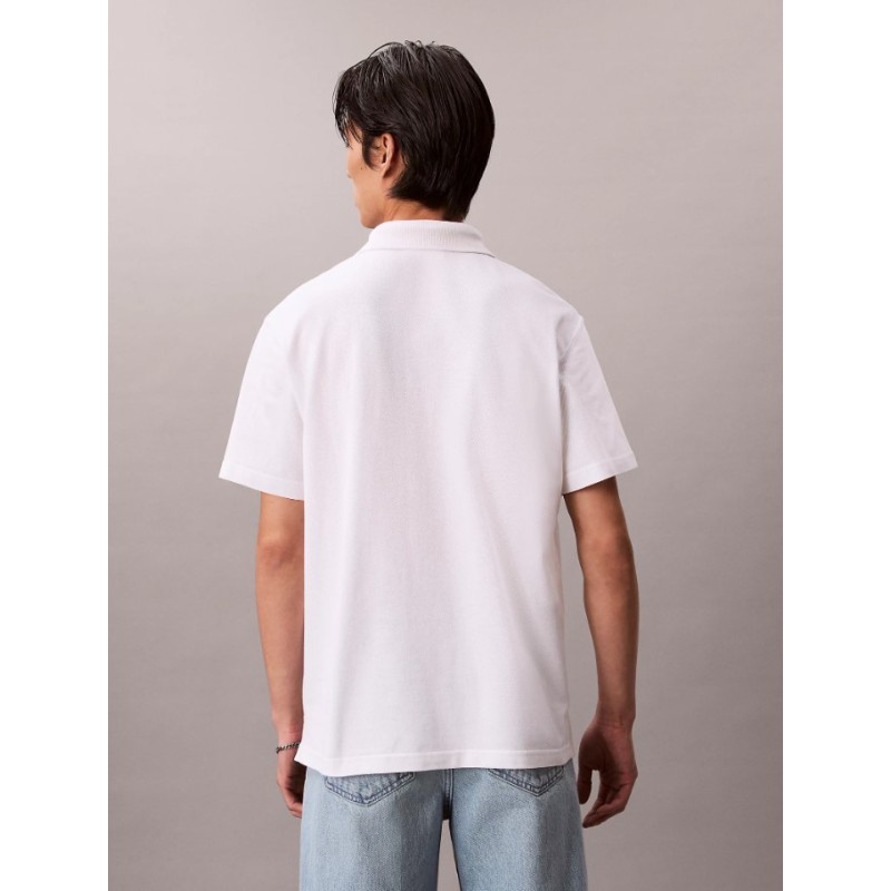 LV04RF209G YAF SS EASY MONOLOGO CASUAL PIQUE POLO