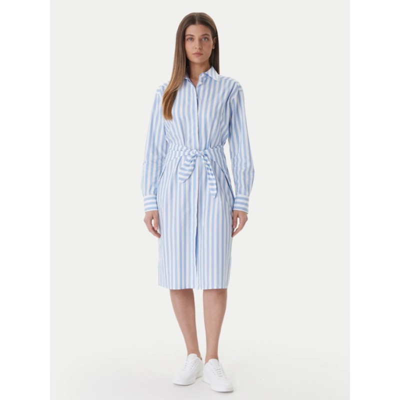 LV044F032G C32 YARDYE COTTON POPLIN SHIRTDRESS