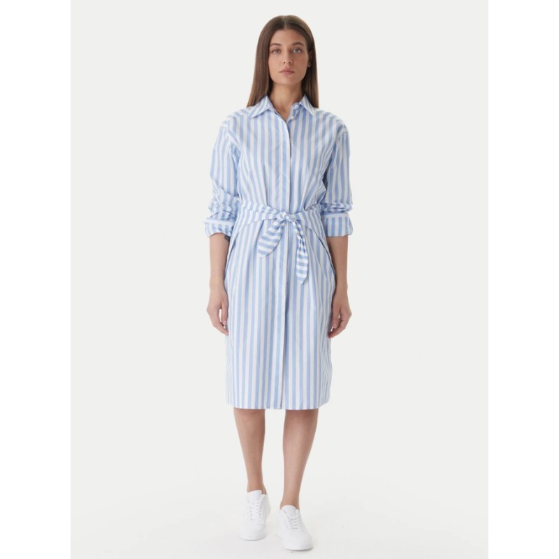 LV044F032G C32 YARDYE COTTON POPLIN SHIRTDRESS