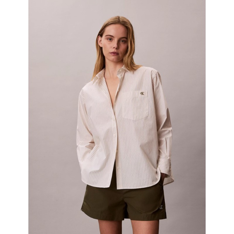 LV047F103G F7J YARDYE COTTON POPLIN RELAXED SHIRT