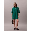 LV047F228G L4G SS WOVEN LABEL OVERSIZED TEE DRESS