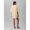 LV047F228G ZRK SS WOVEN LABEL OVERSIZED TEE DRESS