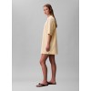 LV047F228G ZRK SS WOVEN LABEL OVERSIZED TEE DRESS