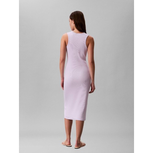 LV047F242G 3OQ SL MONOLOGO BABY RIB TANK MIDI DRESS