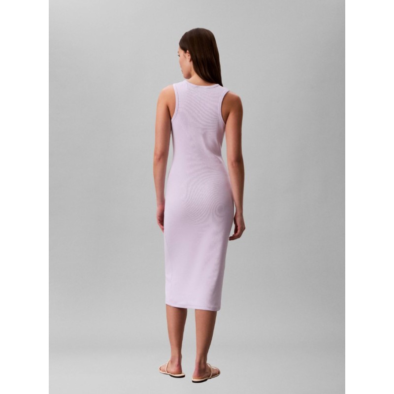 LV047F242G 3OQ SL MONOLOGO BABY RIB TANK MIDI DRESS