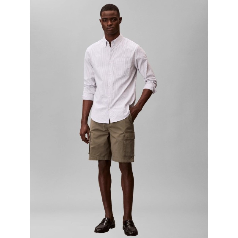 LV04RB618G LDY 9'' COTTON PULL ON CARGO SHORT