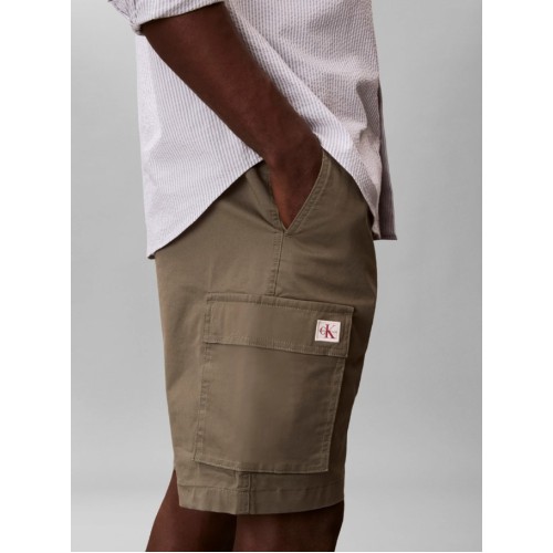 LV04RB618G LDY 9'' COTTON PULL ON CARGO SHORT