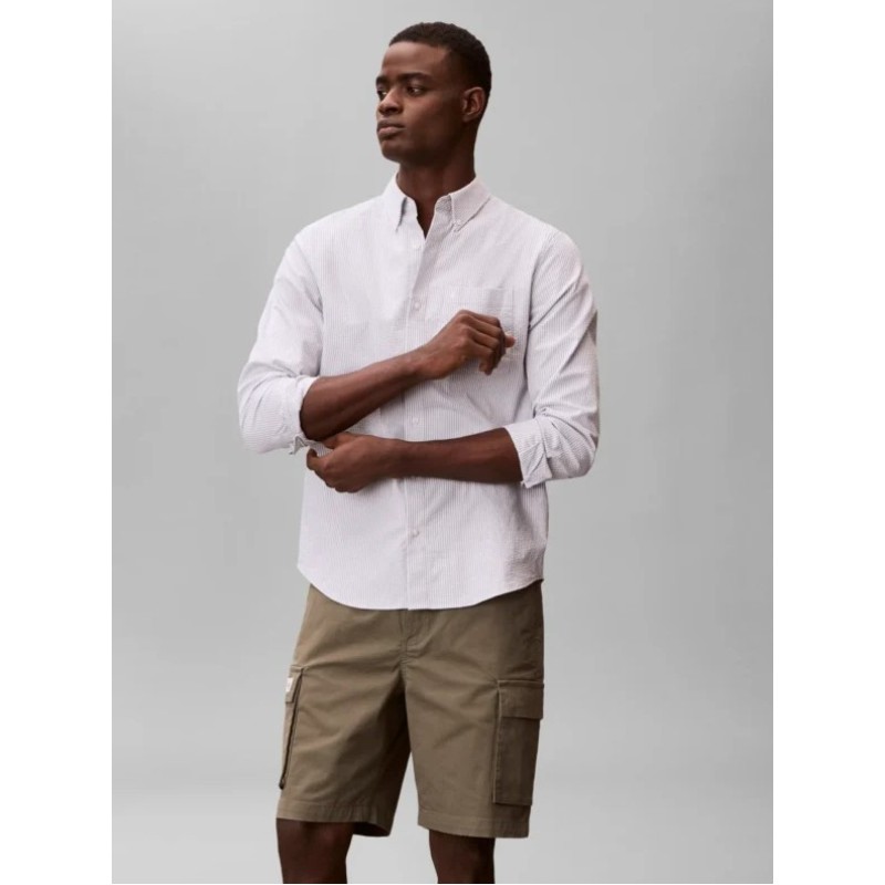 LV04RB618G LDY 9'' COTTON PULL ON CARGO SHORT