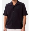 LV04RC247 UB1 SS HD COTTON WAFLE CAMP SHIRT