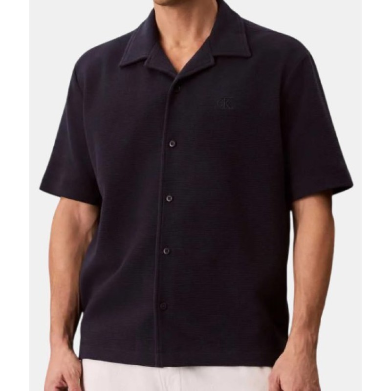LV04RC247 UB1 SS HD COTTON WAFLE CAMP SHIRT