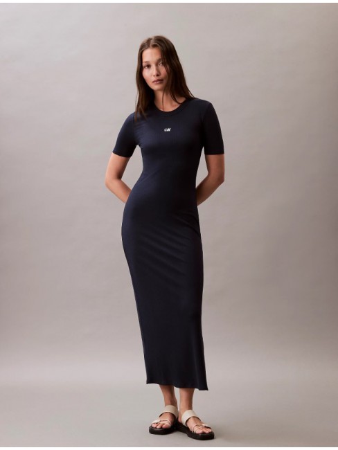 LV044C902G CEF A - MODAL RIB SS DRESS