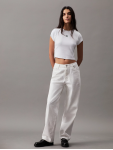 J20J218337 YAF CK RIB CROPPED SLIM TEE