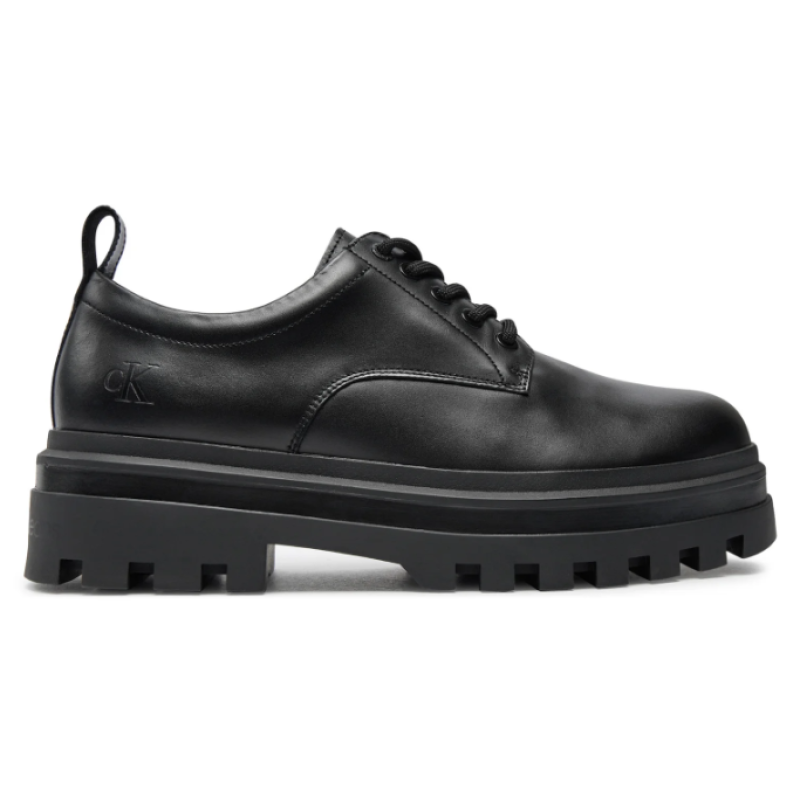 YM0YM01085 0GJ LUGGED DERBY SHOE LTH