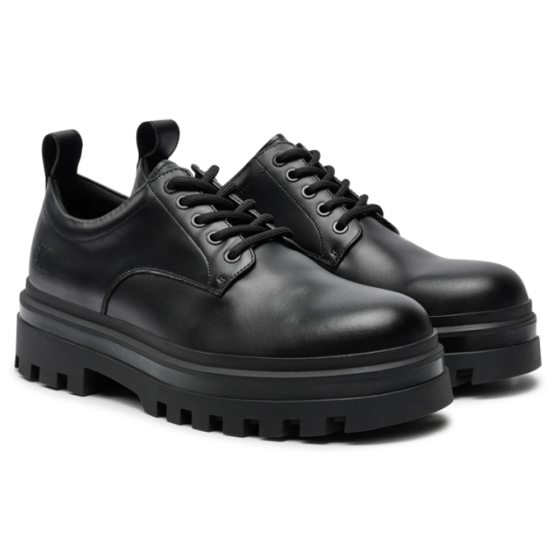 YM0YM01085 0GJ LUGGED DERBY SHOE LTH