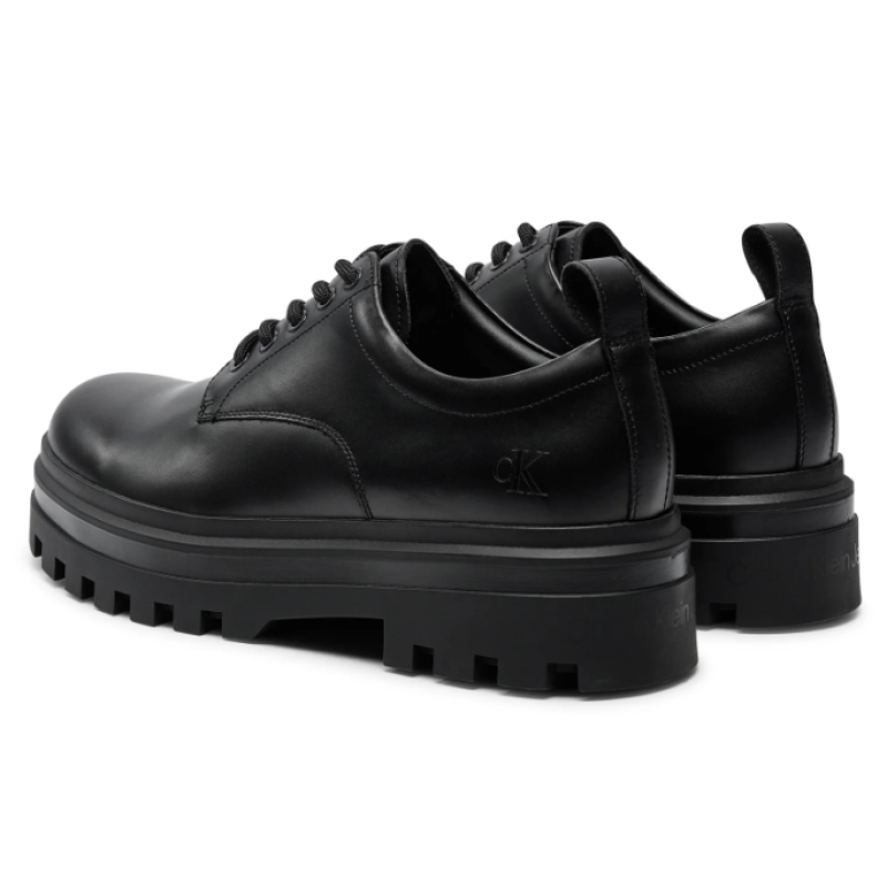 YM0YM01085 0GJ LUGGED DERBY SHOE LTH