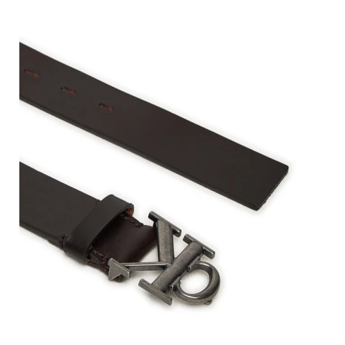 K50K512068 GRP ROUND MONO PLAQUE LTHR BELT 35MM