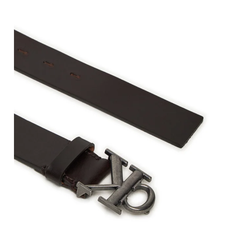 K50K512068 GRP ROUND MONO PLAQUE LTHR BELT 35MM