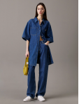 J20J225169 1A4 LINEN BOXY BELTED SHIRT DRESS