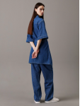 J20J225169 1A4 LINEN BOXY BELTED SHIRT DRESS