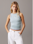 J20J225301 CDV MONOLOGO RIB TANK TOP