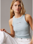 J20J225301 CDV MONOLOGO RIB TANK TOP