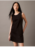 LV047AB000 UB1 POPLIN SLEEVELESS MINI DRESS