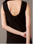 LV047AB000 UB1 POPLIN SLEEVELESS MINI DRESS