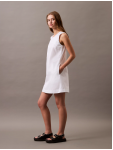 LV047AB000 YAA POPLIN SLEEVELESS MINI DRESS