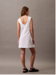 LV047AB000 YAA POPLIN SLEEVELESS MINI DRESS
