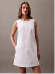 LV047AB000 YAA POPLIN SLEEVELESS MINI DRESS