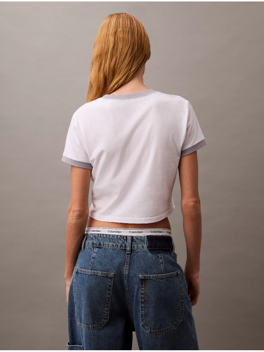 LV047B808G VVD SS DRAPEY JERSEY CROP TEE