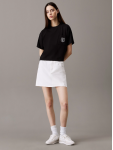 LV047B847G UB1 SS BOXY CK CREST CROP POCKET TEE