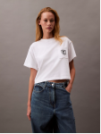 LV047B847G YAA SS BOXY CK CREST CROP POCKET TEE