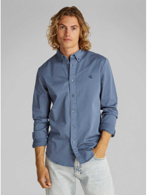 J30J327292 CK1 GARMENT DYE COTTON TWILL SHIRT
