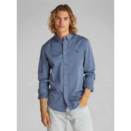 J30J327292 CK1 GARMENT DYE COTTON TWILL SHIRT