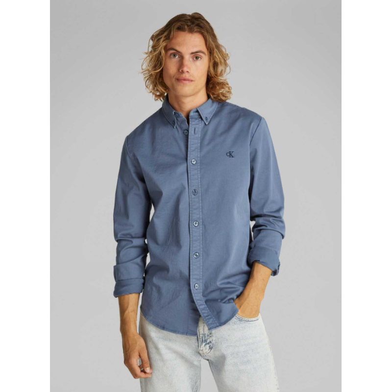 J30J327292 CK1 GARMENT DYE COTTON TWILL SHIRT