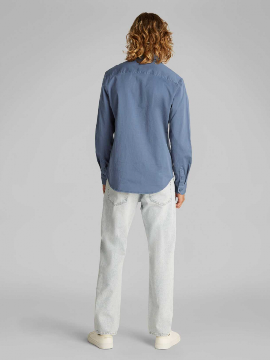J30J327292 CK1 GARMENT DYE COTTON TWILL SHIRT