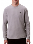 LV040EM217 RO2 LS WAFLE BADGE CREWNK TEE