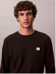 LV040EM217 UB1 LS WAFLE BADGE CREWNK TEE