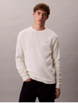 LV040EM217 YAS LS WAFLE BADGE CREWNK TEE
