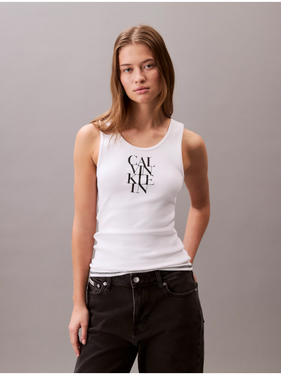 LV044C219G YAA SL COTTON RIB SOLID TANK