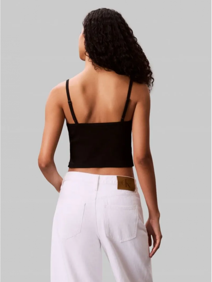 LV047C908G UB1 A - WOVEN LABEL RIB CAMI