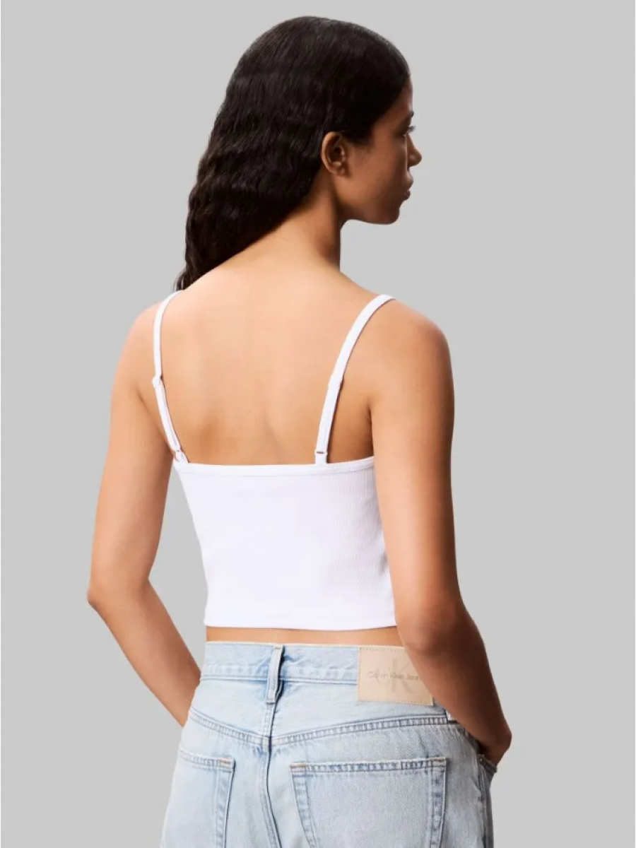 LV047C908G YAA A - WOVEN LABEL RIB CAMI