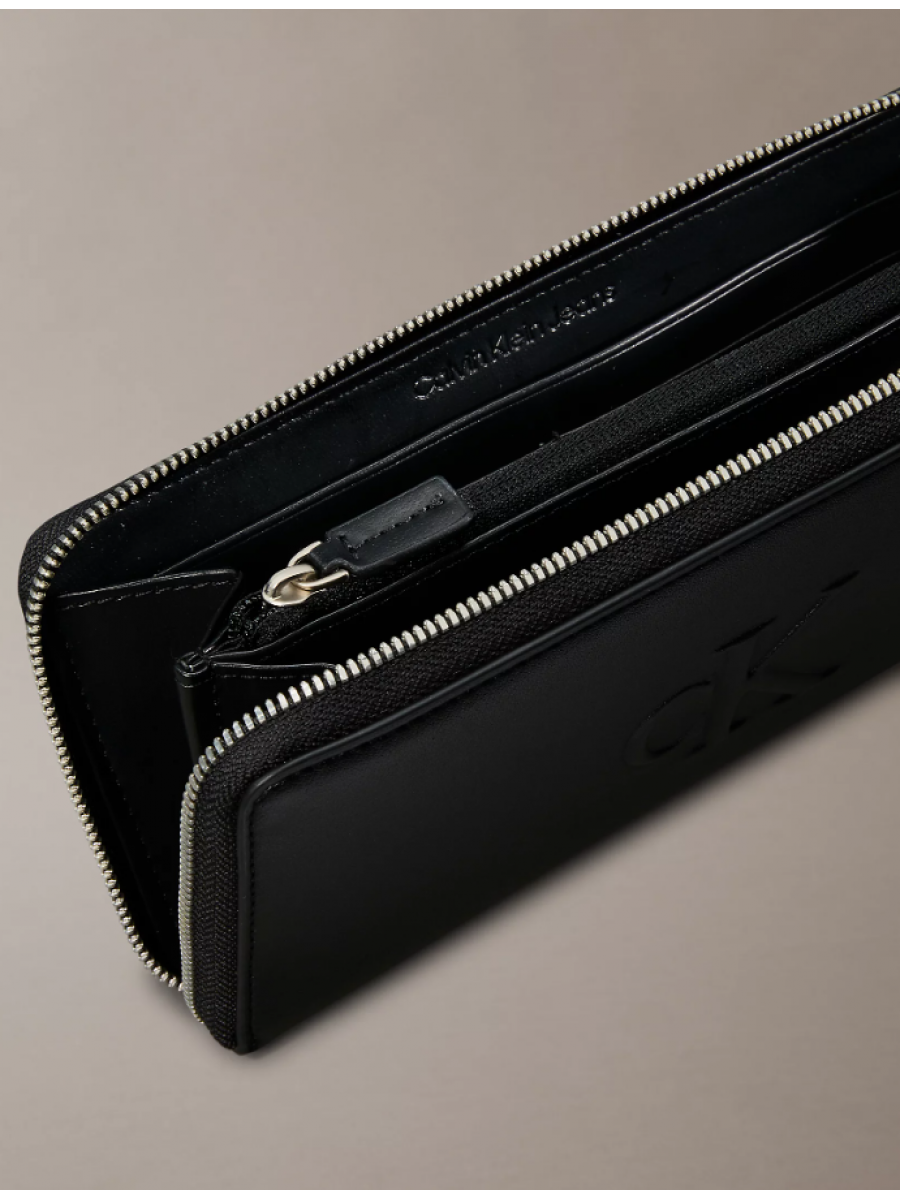LV04K1005G UB1 SCULPTED ZIP AROUND WALLET
